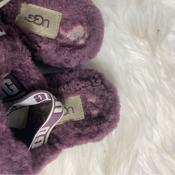 Ugg Australia Fluff Yeah Slide Purple three shades of blue Size8 - Picture 10 of 10